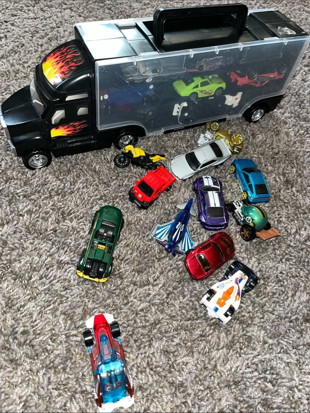 Hot Wheels Kids Toy Truck  Car Set